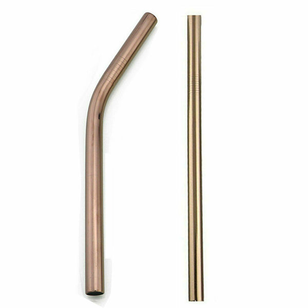 Thick Shake Milkshake Stainless Steel Straws Reusable Metal Drinking Straw Brush - Lets Party