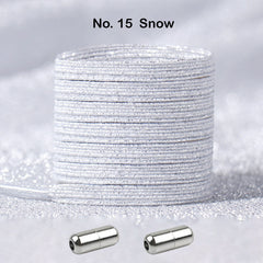 No Tie Snow Locked Elastic Shoelace Shoe Lace Lazy Laces Sneakers Sports Kids Adults