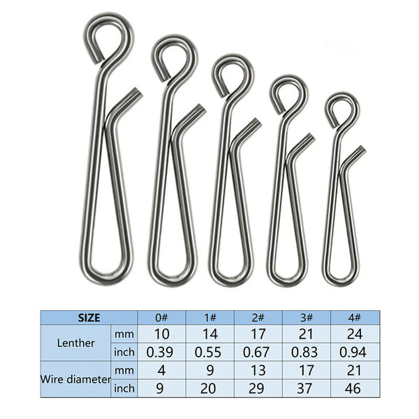Fishing Snap J Clip Connector 25pcs - Fastest Changing Squid Jig Egi Swivel Lure