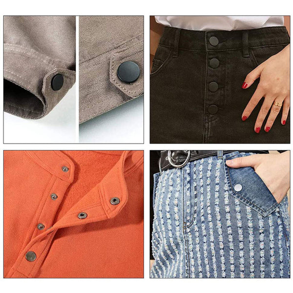 325Pcs Metal Snap Fasteners Kit Press Studs Buttons Tool Women Men Craft Leather