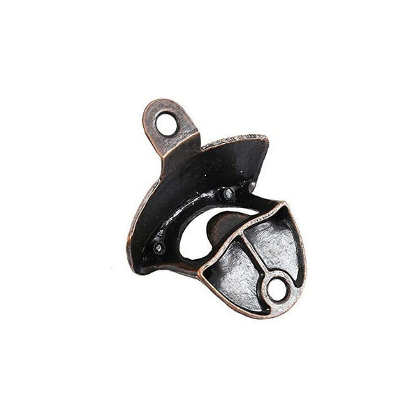 10X Rustic Cast Iron Bottle Opener With Screws Zinc Alloy Wall Mounted Opener AU