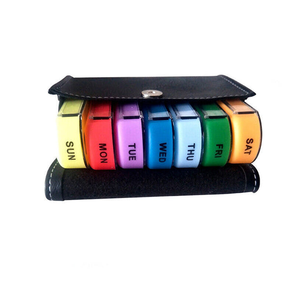 28 Grids 7 Day Weekly Storage Pill Box Tablet Sorter Container Case Organizer AU