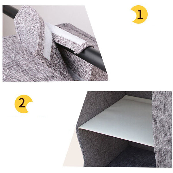 Hanging Organiser Clothes Storage Wardrobe Garment Shelves Shoe Tidy