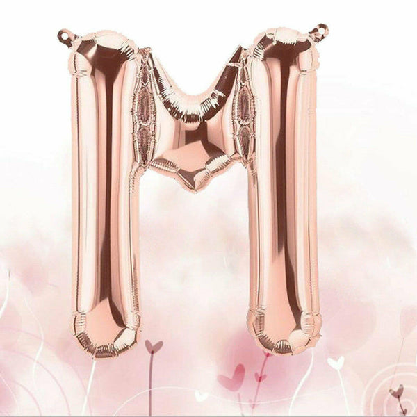 40cm Birthday Foil Balloons Letter Balloon Party Wedding Rose Gold 16