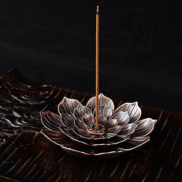 Incense Burners Stick Holder Lotus Home Aromatherapy Insence Burner Plate AU