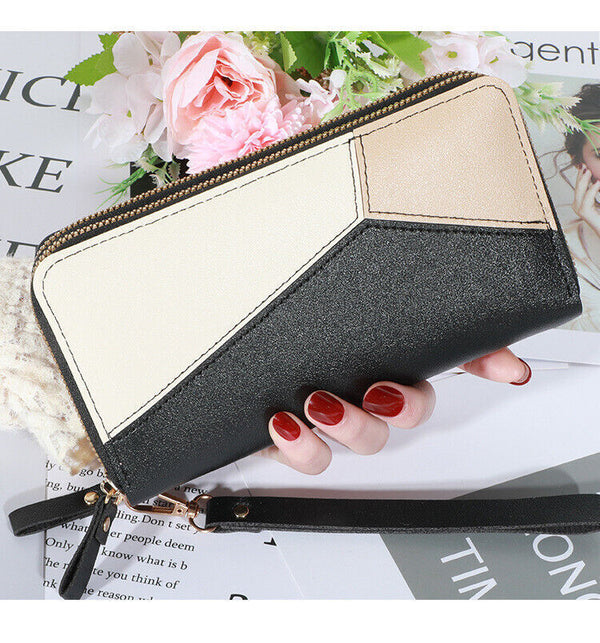 Women Fashion Leather Wallet Long Purse Card Phone Holder Case Clutch Handbag AU