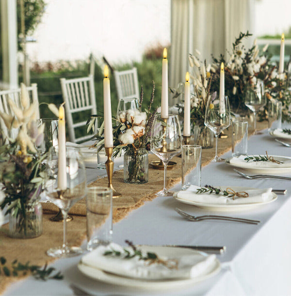 LED Flameless Taper Candles Battery Operated Light Lamp Party Wedding AU