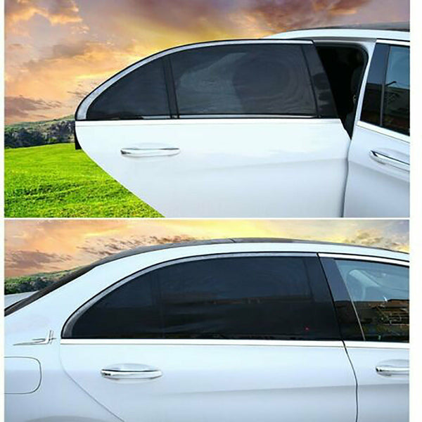 2x Side Rear Seat Window Mesh Sun Shade Car Window Socks Baby Kid UV Protection
