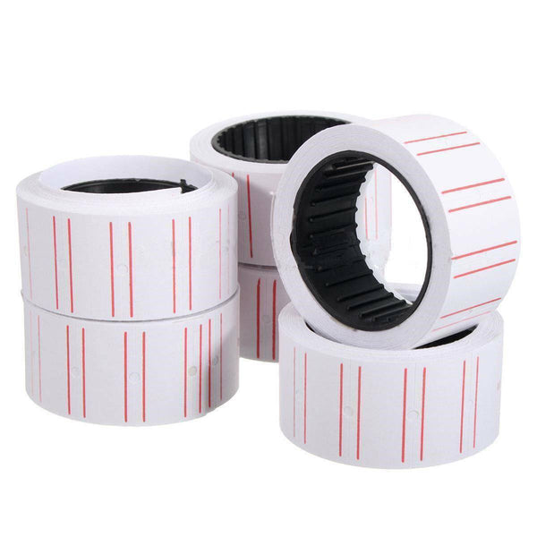Price Tag Gun Labels Tags Rolls Sticker Pricing Tagging MX5500 800 Labels / Roll