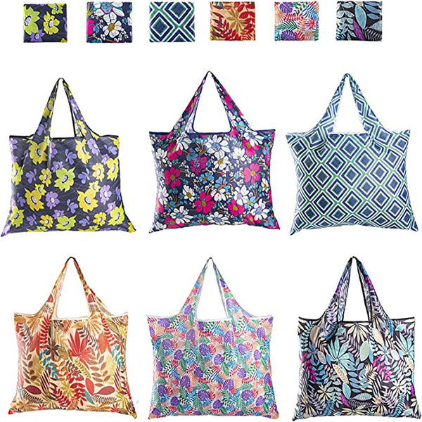 Extra Large Reusable Shopping Bag Eco-Friendly Foldable Tote Long Handle Grocery