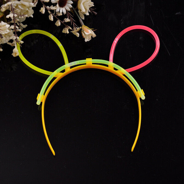 25x Multi Glow Sticks Connector Glasses Light Shining Party Fun Toy Glow in dark