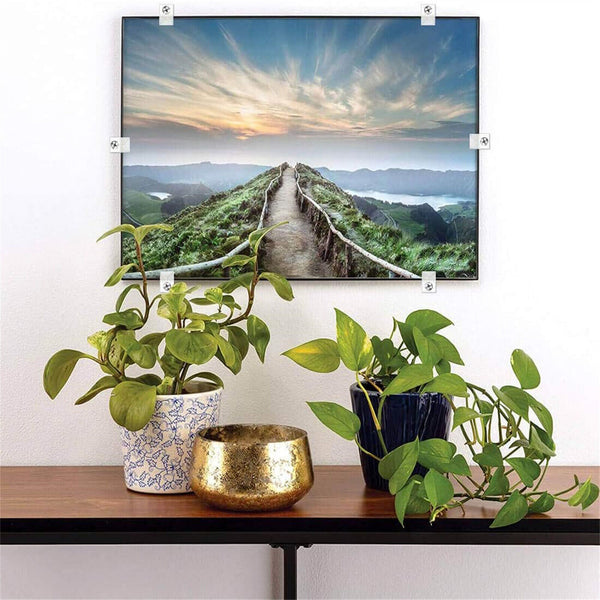 Mirror Holder Clips Kit Glass Retainer Clips Fixed Mirror Box Door