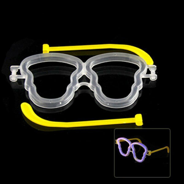25x Multi Glow Sticks Connector Glasses Light Shining Party Fun Toy Glow in dark