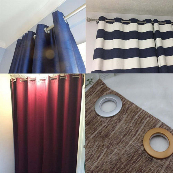 5/10/20/50X Roman Blind Window Curtain Ring Curtain Grommets Curtain Eyelet Ring