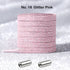 No Tie Glitter Pink Locked Elastic Shoelace Shoe Lace Lazy Laces Sneakers Sports Kids Adults - Lets Party