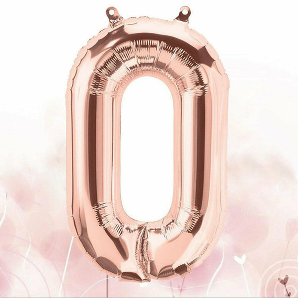 40cm Birthday Foil Balloons Letter Balloon Party Wedding Rose Gold 16