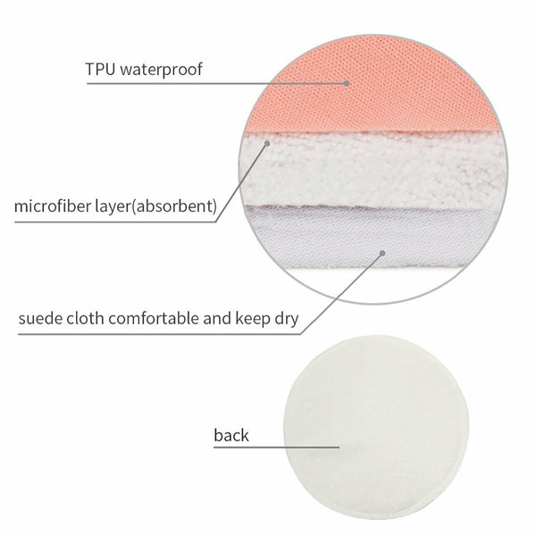 Bamboo Reusable Breast Nursing Breastfeeding Washable Soft Organic Pads New AU