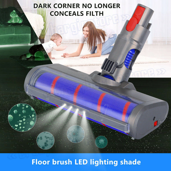 Cordless Vacuum Cleaner Floor Brush Fluffy Roller Head For Dyson V7 V8 V10 V11 - Lets Party