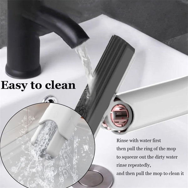 Mini Mop Self-Squeeze Wet Hand Free Portable Home Window Cleaner Tools Mop AUS