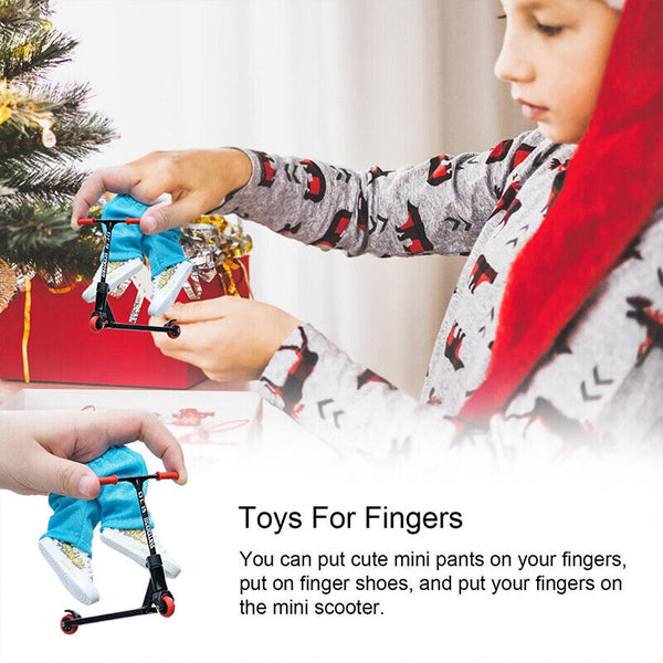 Mini Finger Skateboard Scooter Toy Kit With Finger Board Accessories AU