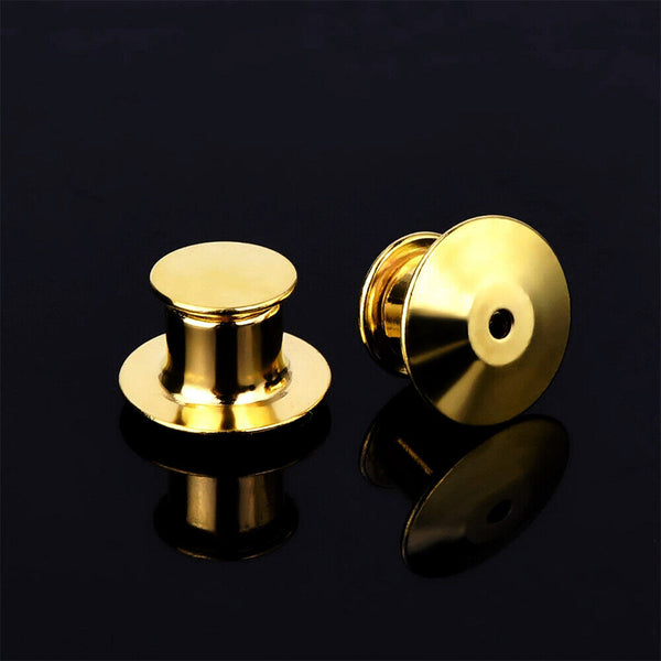 Backs Locking Pin Keepers Badge-Pin Locks Pin For Lapel Enamel Pins