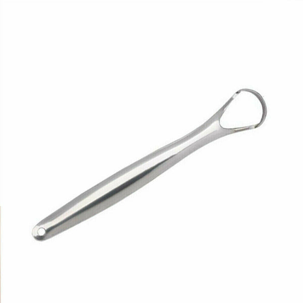 Stainless Steel Tongue Tounge Cleaner Scraper Dental Care Oral Hygiene Mouth Kit - Lets Party