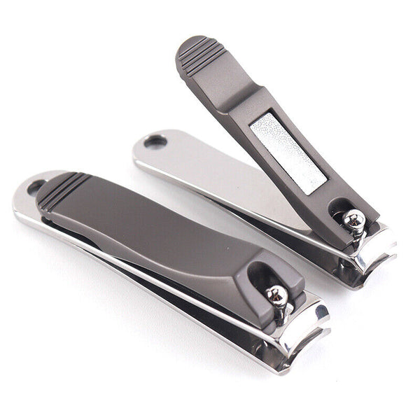 Nail Clippers for Thick Nails Toe Finger Best Large Sharp Cuticle Nipper Catcher