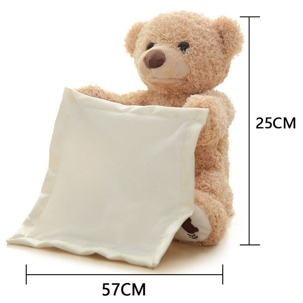 25cm Soft Animal Toy Doll Birthday Gift Plush Cuddly Teddy Bear Interactive Kids