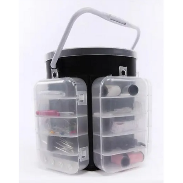 203x Portable Sewing Storage Kit Set with 5 Removable Storage Bins Beginner Home