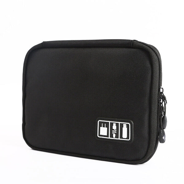 2X Gadget Cable Organizer Storage Bag Travel Electronic Accessories Cable Pouch