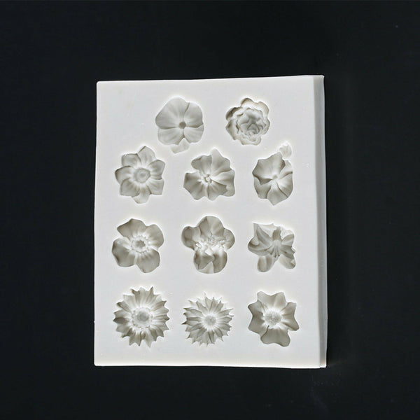 3D Silicone Flower | Fondant Lace Flower | Sugarcraft Cake Decor | Baking Mold