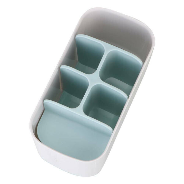 Blue toothbrush holder bathroom storage large multifunctional storage box - Lets Party