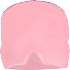Pink Migraine Relief Ice Head Wrap Headache Hat Cold Therapy Cap Eye Mask Reuseable