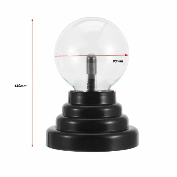 14cm Magic Plasma Ball Light Touch Sensitive Lighting Sphere Lamp Decor Gift Toy - Lets Party