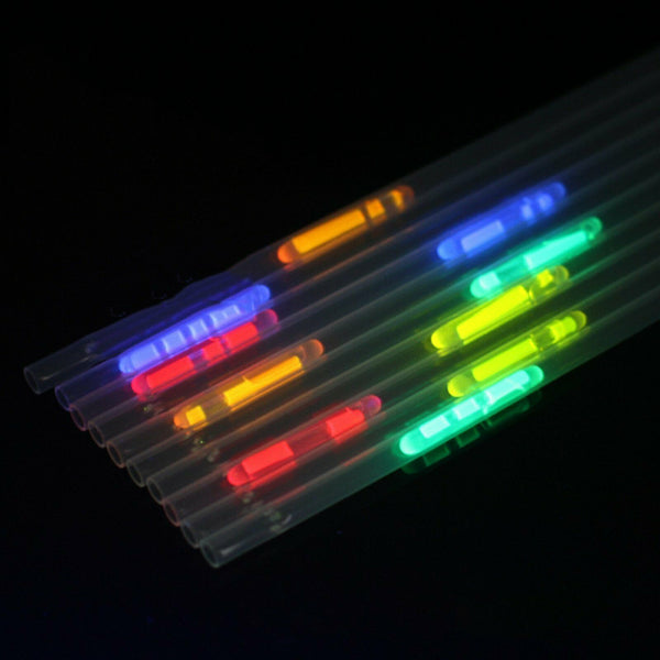 30-1000x Fluorescent Glow Sticks Straws Night Club Bar KTV Cheering Props Lumino - Lets Party