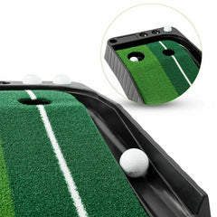 Golf Putting Mat 3M Indoor Outdoor Putter Trainer Golf Practice Mat Auto Return
