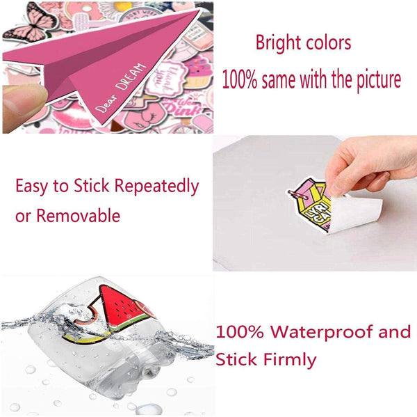 100pcs Dragon Ball Z Stickers Decal Vinyl Book Laptop iPhone Luggage Bottle - Lets Party