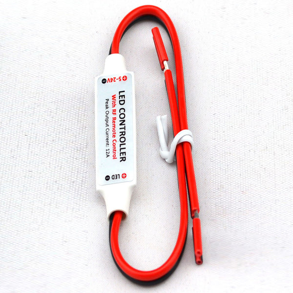 5-24V RF Wireless Remote Controller Mini LED Strip Light Dimmer Caravan Camper - Lets Party