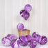 Latex Purple White Marble Balloons 30cm Helium Birthday Party Wedding Balloon - Lets Party