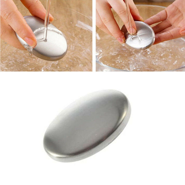 Stainless Steel Soap Magic Cleaner Odor Stink Remover Fish Smell Garlic Seafood - Lets Party