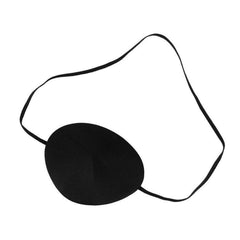 Eye Patch Eye Shade Medical Use Concave Washable Adjustable Strap Black Strap