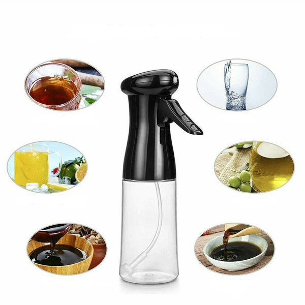 Oil Sprayer Mister 210 ML Spray Bottle Refillable Oil Dispenser Cooking BBQ Tool - Lets Party