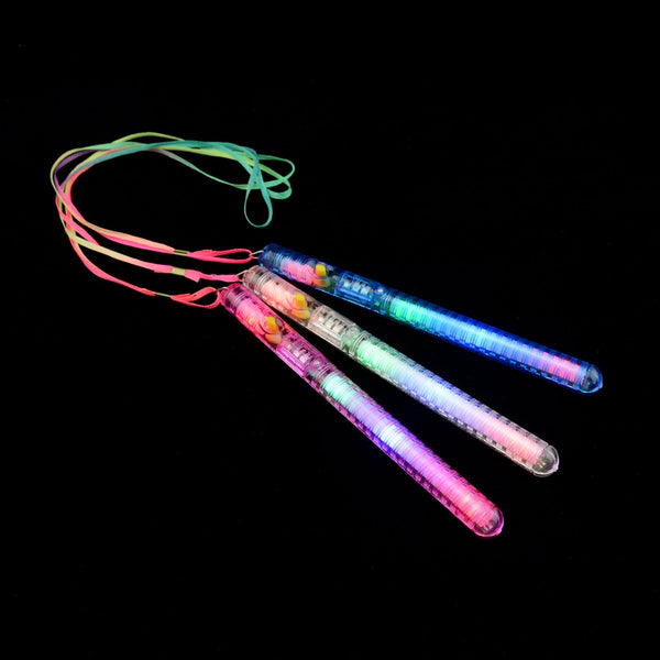 LED Light Flashing Wand Stick Colour Changing Glowsticks Party Glow in Dark - Lets Party