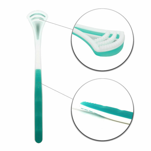 Double Head Tongue Cleaner Oral Care FDA Approved High Quality Dental Scraper - Lets Party