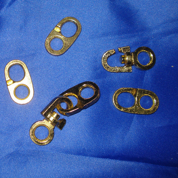 Brass Sister Clip Pack of 2 Clips For Flags/Boats/Yachts/Marine/Nautical AU SELL
