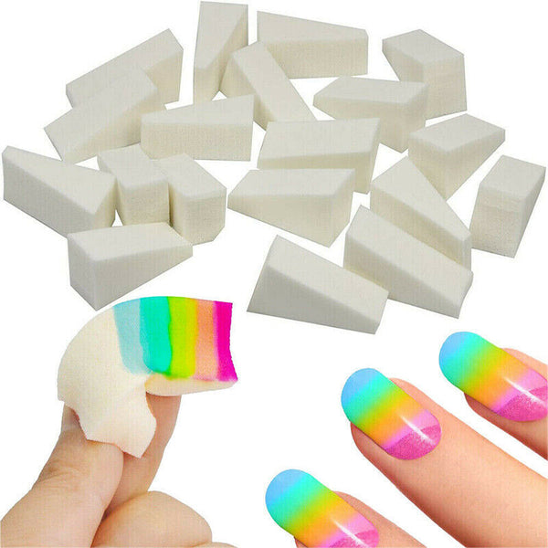 Makeup Sponge Cosmetic Wedge Nail Art Latex Blend Foundation Contour Facial Puff