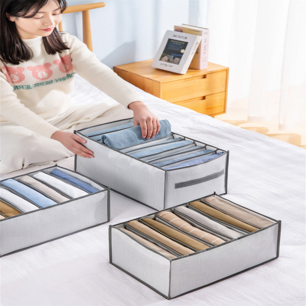 Pant Clothes Storage Box Clothes Storage Jeans Compartment Closet Clothes Drawer