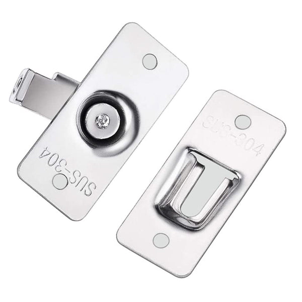 90 Degree Stainless Steel Latch Safety Right Angle Sliding Door Lock Door Hasp