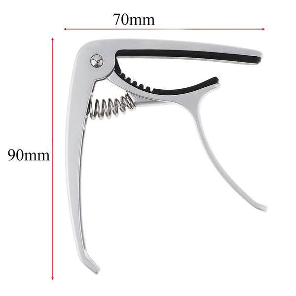 2x Alloy Guitar Capo Quick Change Release Trigger Clamp for Guitar Ukulele Bass