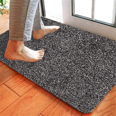 Two Super Absorbent Magic Doormat Pet Mat Step Clean Non Slip Dirt Mud Trapper